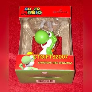 BNIB 2020 Hallmark Nintendo Super Mario Yoshi Christmas Tree Holiday Ornament.